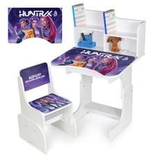 Детская парта N 2071-32-1 белая Kpop со стульчиком регулируется высота